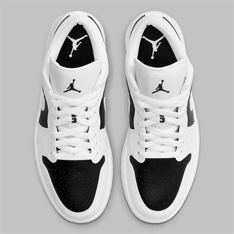 nike jordan zwart wit low|jordan 1 low white sneakers.